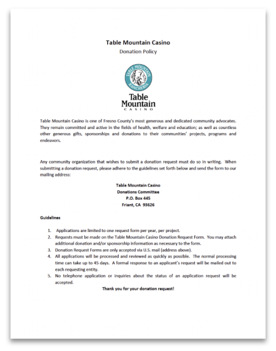 Contact Us Table Mountain Casino Slots, Table Games, Entertainment