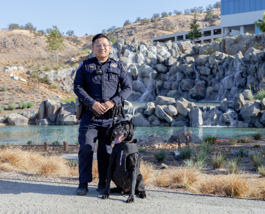 Table Mountain Police Department’s K9 Riley has received donation of