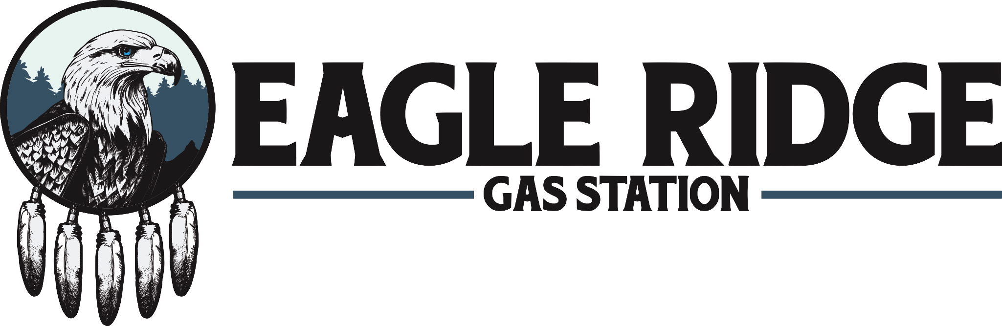 Eagle Ridge Gas Station Logo